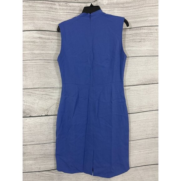 Reiss Cassia Periwinkle Blue Pencil Sheath Dress Size 10 - Picture 3 of 3